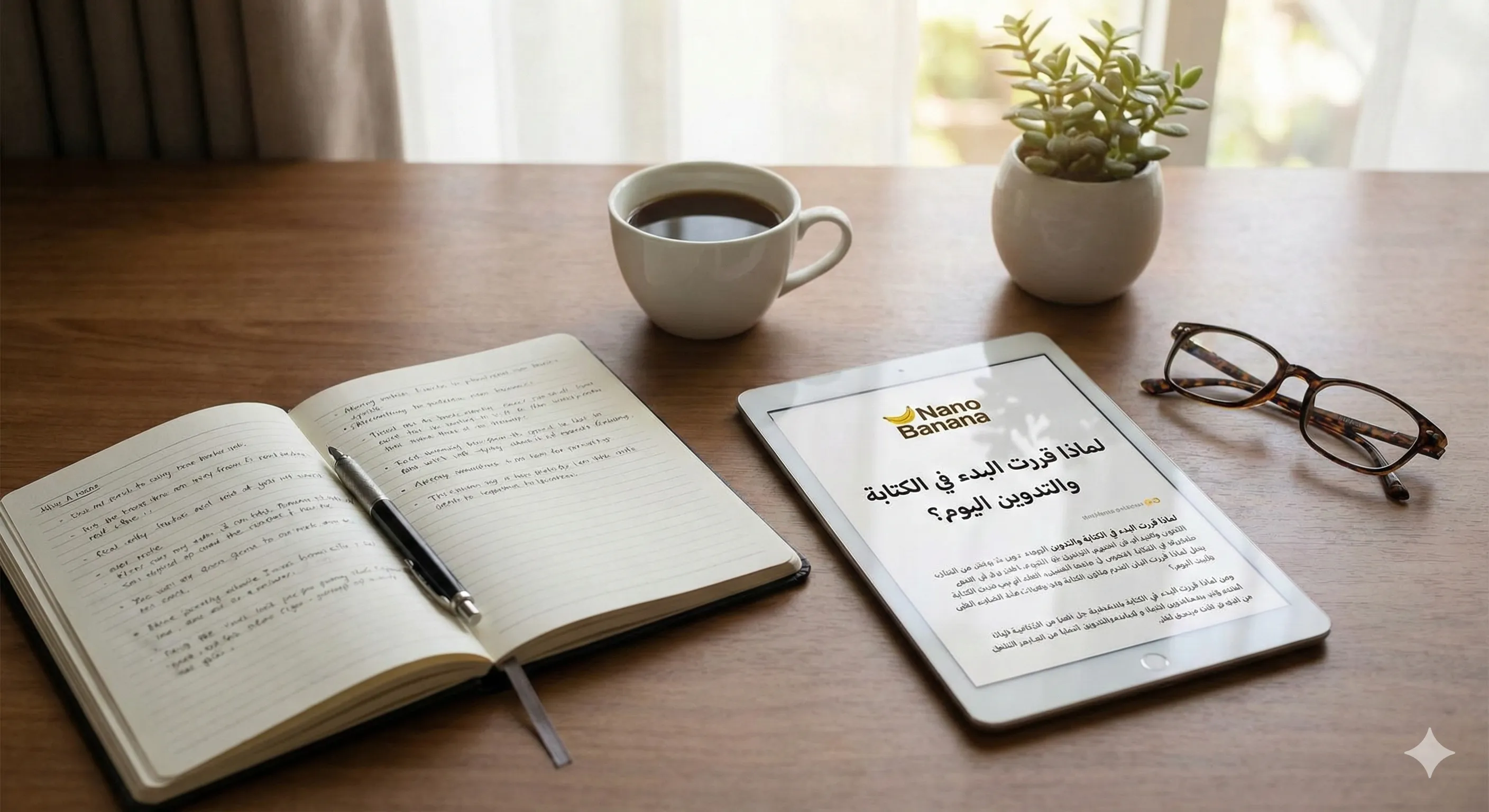 لماذا قررت البدء في الكتابة والتدوين اليوم؟